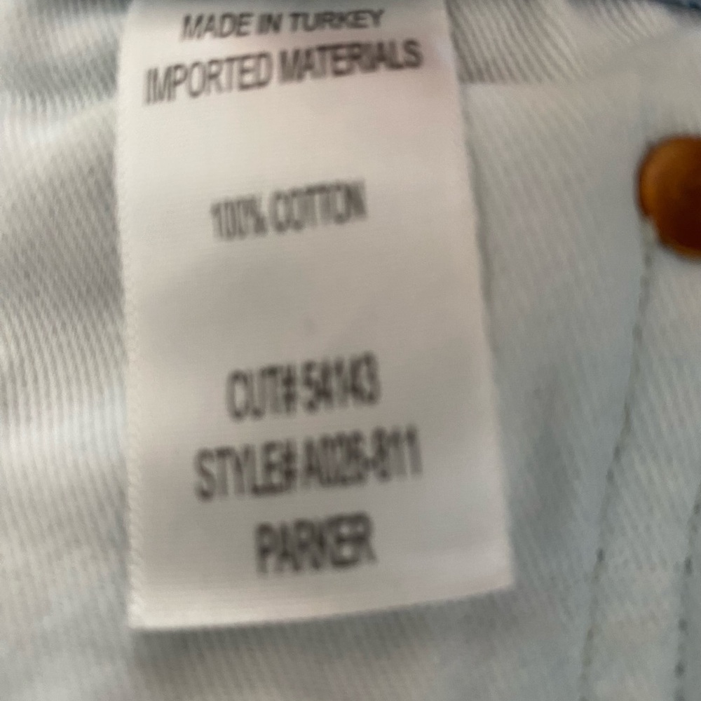 AGOLDE Women's Blue Denim Shorts - Picture 3 of 4